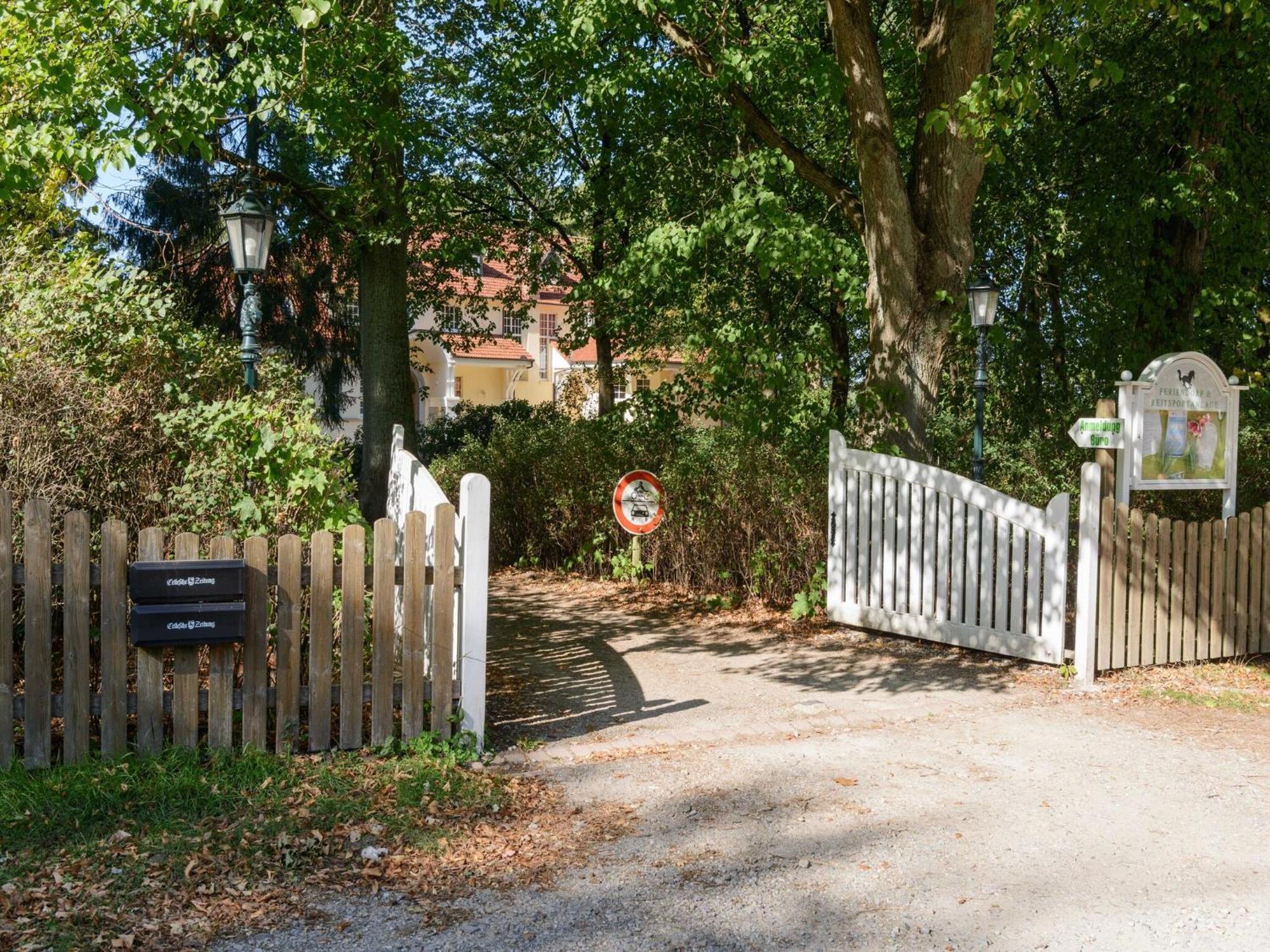 Cozy Holiday Home On A Horse Farm In The L Neburg Heath 에스치드 외부 사진