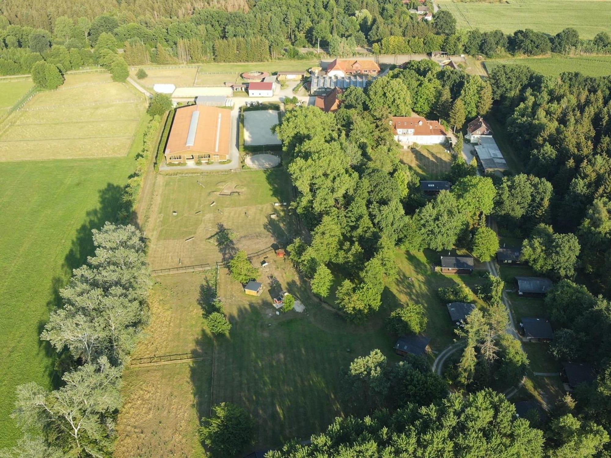 Cozy Holiday Home On A Horse Farm In The L Neburg Heath 에스치드 외부 사진